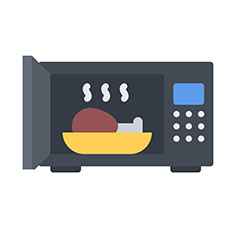 آیکون مایکروفر و توستر