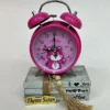 ساعت زنگ دار رومیزی طرح PINK BEAR