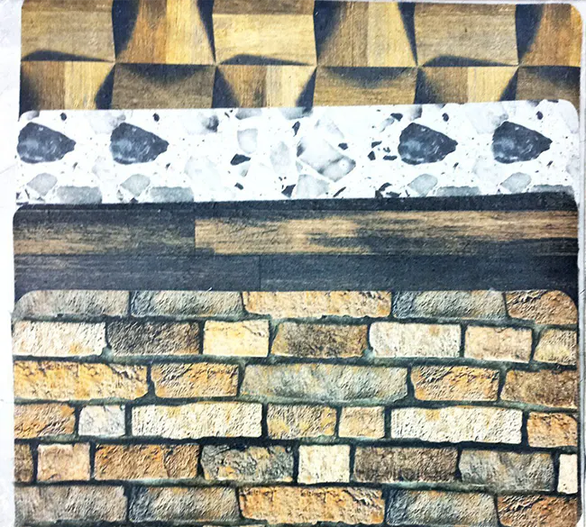 پادری نمدی طرح دار چاپی مستطیلی