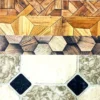 پادری نمدی طرح دار چاپی مستطیلی