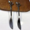 کارد کره خوری طرح برگ 6 عددی