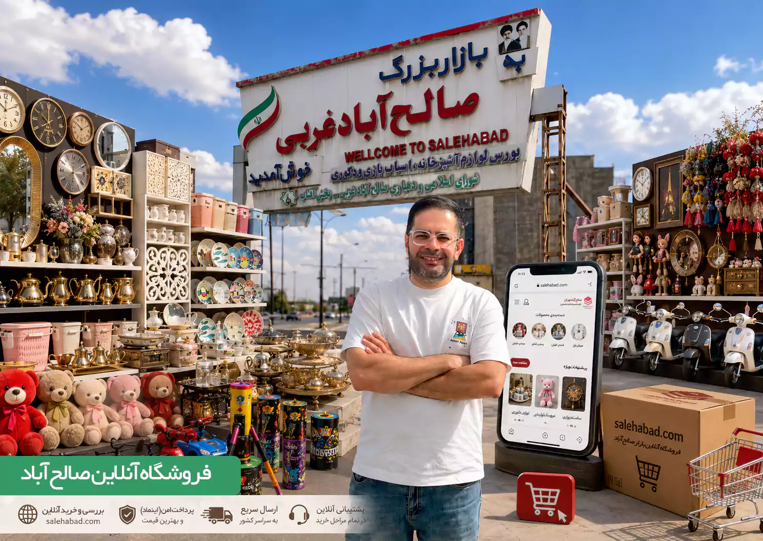 فروشگاه آنلاین بازار صالح آباد