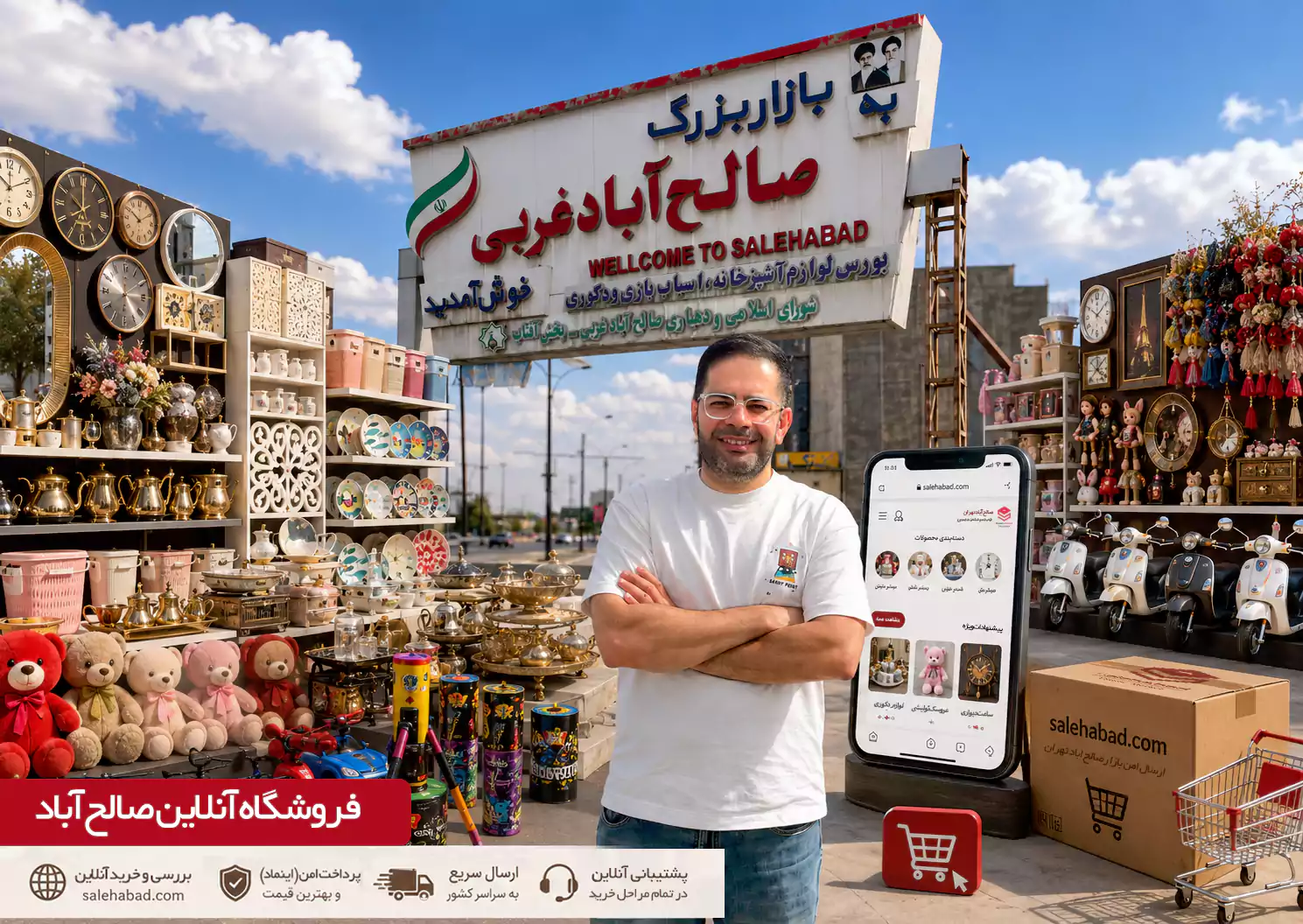 فروشگاه آنلاین بازار صالح آباد