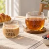 ماگ شیشه ای Good Morning دو سایز
